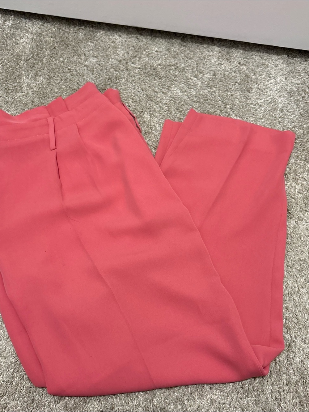 Boden Coral-Pink Waistband Trousers